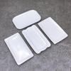 Rectangular Pure White Ceramic Dinner Plate
