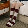 [Banana Sisters] Rugby Block Stripe Knee Socks 2 Colors