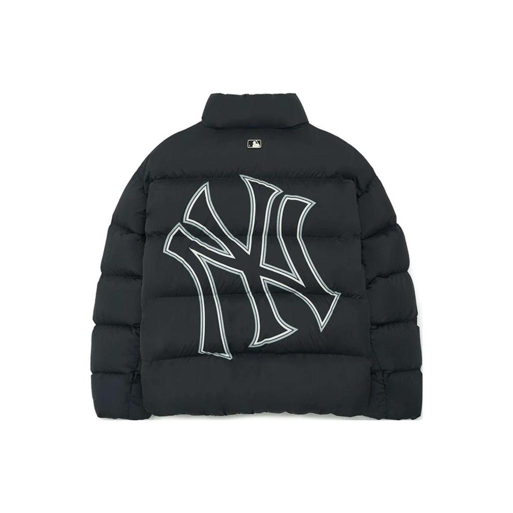 MLB Giacca Imbottita New York Yankees Unisex Nero Collo Alto Giacca Imbottita Moderata 3ADJB0436-50BKS