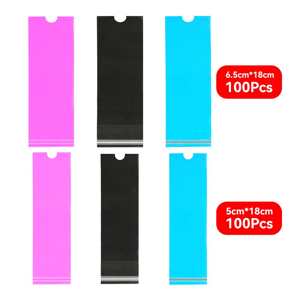 100PCS Disposable Cartridge Tattoo Machine Covers Sleeve Pen Bag Tattoo Plastic Pen Sleeves for Tattoo Machine Clip Pen Supplies