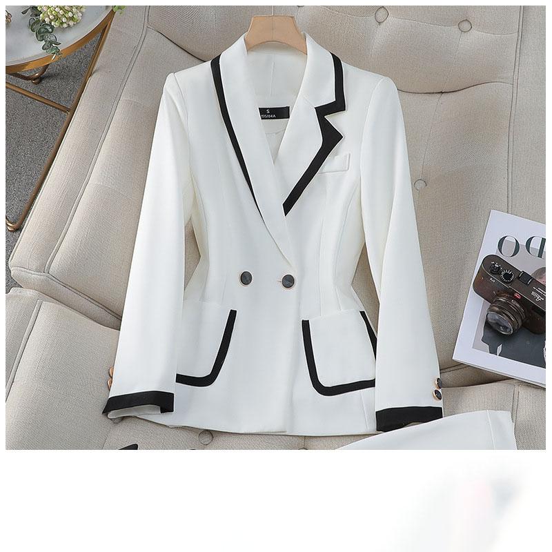 

Белая профессиональная одежда, сухая женская куртка для руководителя, блейзер, женская деловая официальная одежда, рабочие костюмы L