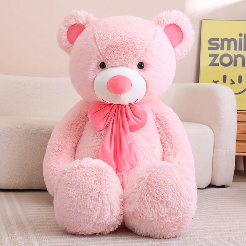 High Quality 5 Colors Teddy Bear with Bowknot Stuffed Animals Bear Plush Toys Doll Pillow Kids Lovers Birthday Baby Gift