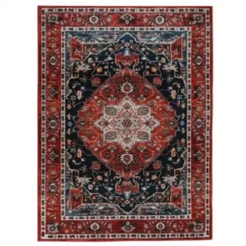 Amerikaans Vintage Vloerkleed Antislip Machine Wasbaar Zacht voor Woonkamer Slaapkamer Huisdecoratie 40x60CM