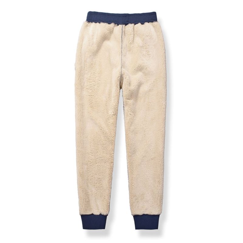 Export Surplus 500g Heavyweight Autumn and Winter Pure Cotton Thickened Fleece Sweatpants Men's Lamb Wool Sports Casual Long Pants