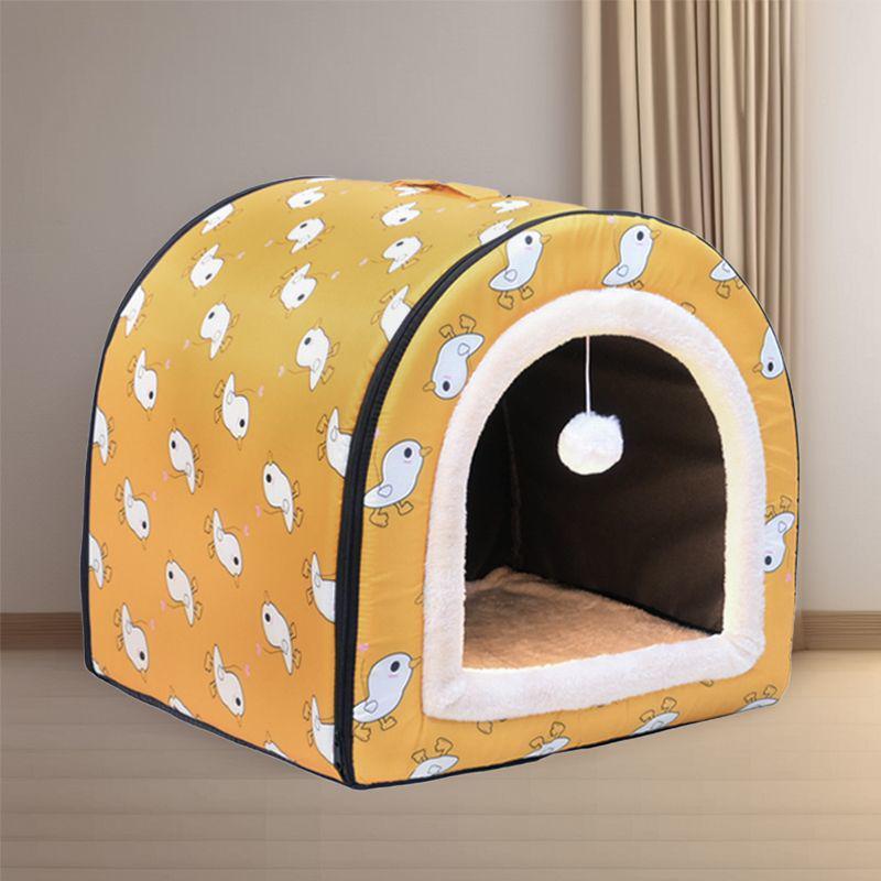 

Водонепроницаемая зимняя кровать для маленьких/средних собак и кошек: Съемный, Моющийся, Закрытый дизайн S - Up to 1kg Pet