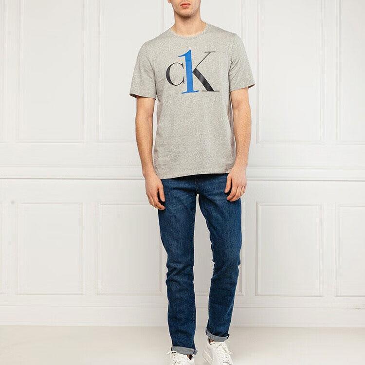 Calvin Klein Logo Short Sleeve T-Shirt Men Tops 000NM1903E-YG4