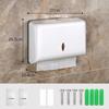 Punch Free Tissue Dispenser Hand Wiping Paper Box Wall Mounted Household Toilet Paper Drawer Washroom Paper Towel Storage Racs