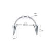 Nail Stainless Steel  Piercing Jewelry Septum Piercing Body Decorations for Vampire Fangs Zombie Teeth