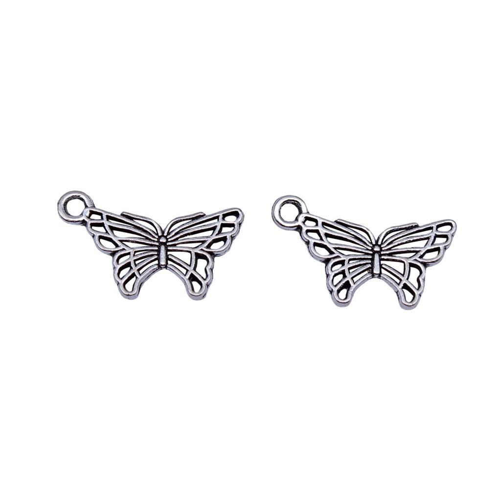 Butterfly Charms Simple Pendants For Minimalist DIY Jewelry Making