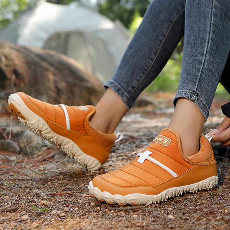 Mode Winter Herren Schneestiefel Rutschfest Kältebeständig Komfort Warmhalten Niedrig geschnittene Slipper Schwarz Plüsch innen Baumwollschuhe Übergröße 36-46