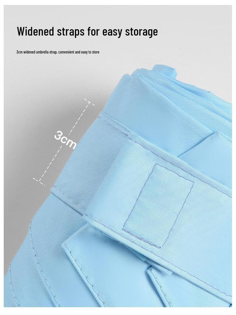 Compacte Dubbel Gebruik Zon- en Regenparaplu, UV-Bescherming, Zakformaat, Platte Handgreep Mini Paraplu