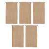 5Pcs Kraft Paper Composite Woven Bag Waterproof 100 X 50cm Leaf Storage Bag for Home Garden Courtyard Lawn