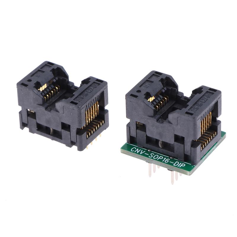 Chip-Testsockel Ots-16-1.27-04 Enplas Sop16 1,27mm Raster-IC-Test- und Burn-In-Sockel Packungsgröße 7,5 mm