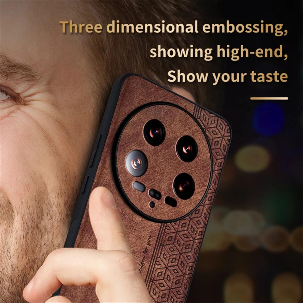Luxusní kožené pouzdro na telefon v obchodním stylu pro Xiaomi 14 13 Ultra 13T 13 12T 12 12S Pro Nárazuvzdorný kryt pro Xiaomi 13 12 Lite