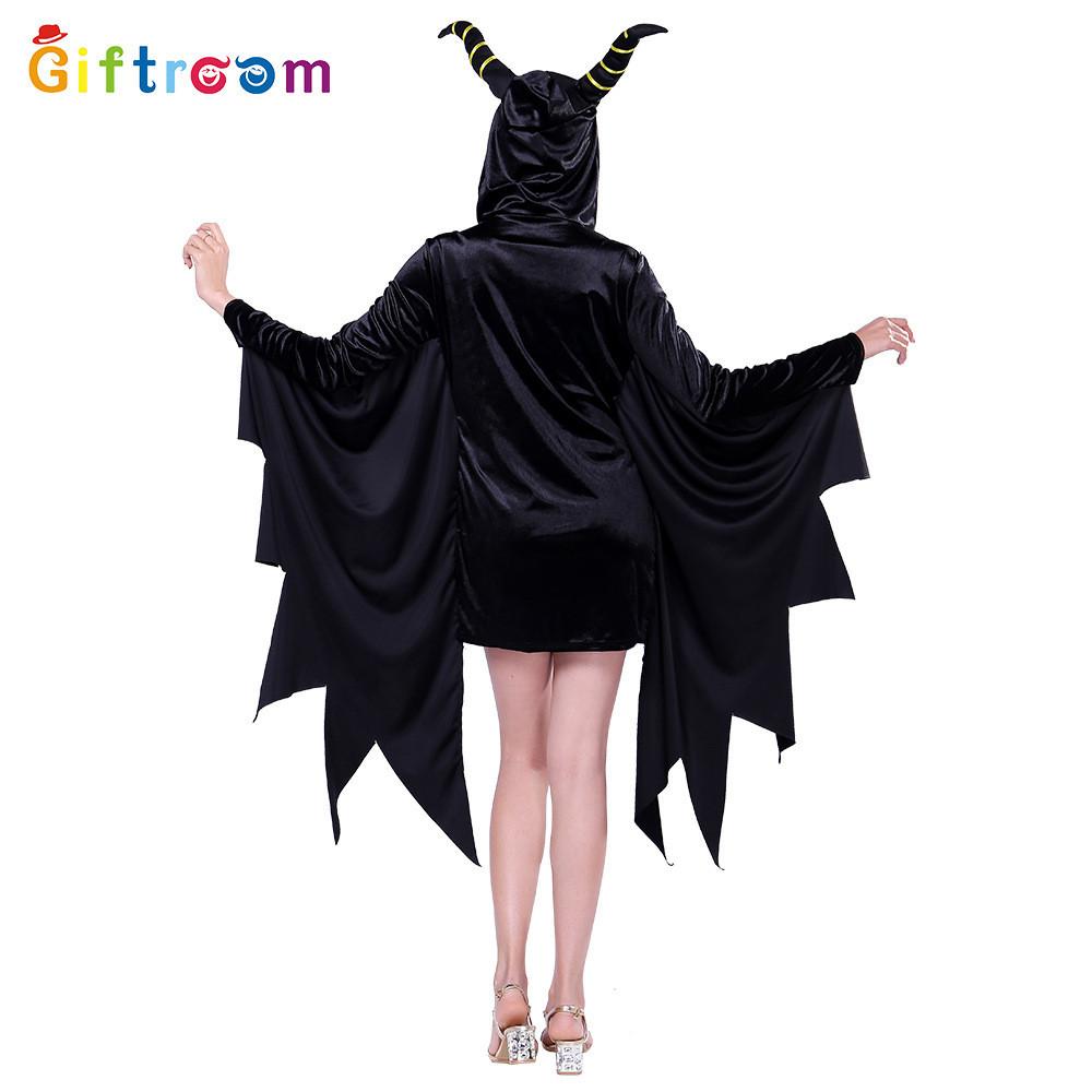 Purple And Chic Black Witch Dress For Women Great For Halloween Parties And Events Cosplay