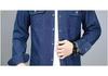 Men's Minimalist Long Sleeve Cotton Denim Shirt - Sun Protection, Loose Fit, Plus Size, Spring/Summer/Autumn Workwear