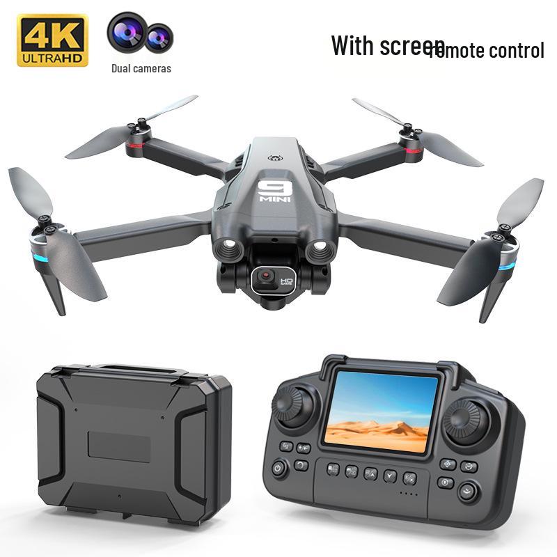New K9 Foldable Drone: HD Aerial Photography, Optical Flow Positioning, Remote Control with Screen, Long Battery Life.