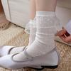 Lolita Lace Mid-Calf Hollow Ballet Socks - Cute JK Princess Style for Spring & Summer