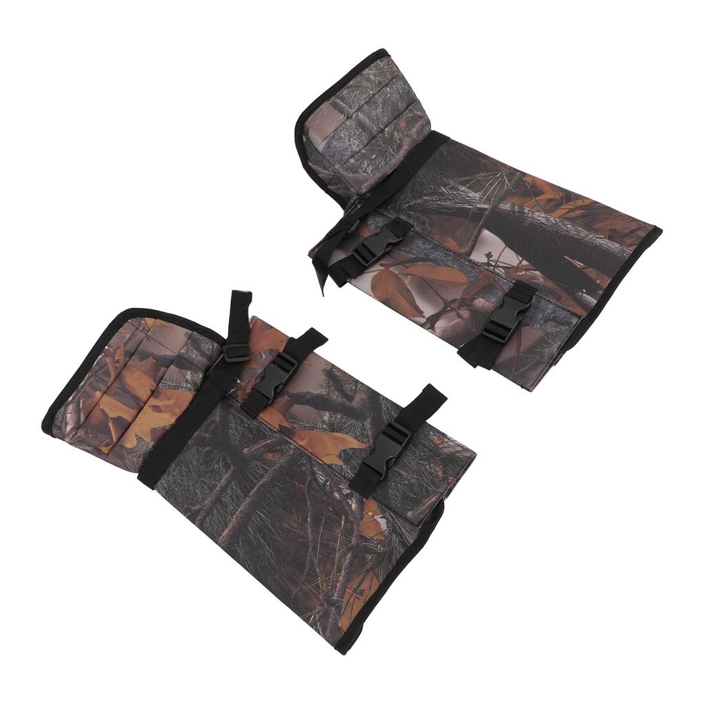 1 Pair Snake Gaiters Polyester Fiber Breathable Lightweight Snake Proof Leg Cover for Hiking Camping Mountaineering Leaf