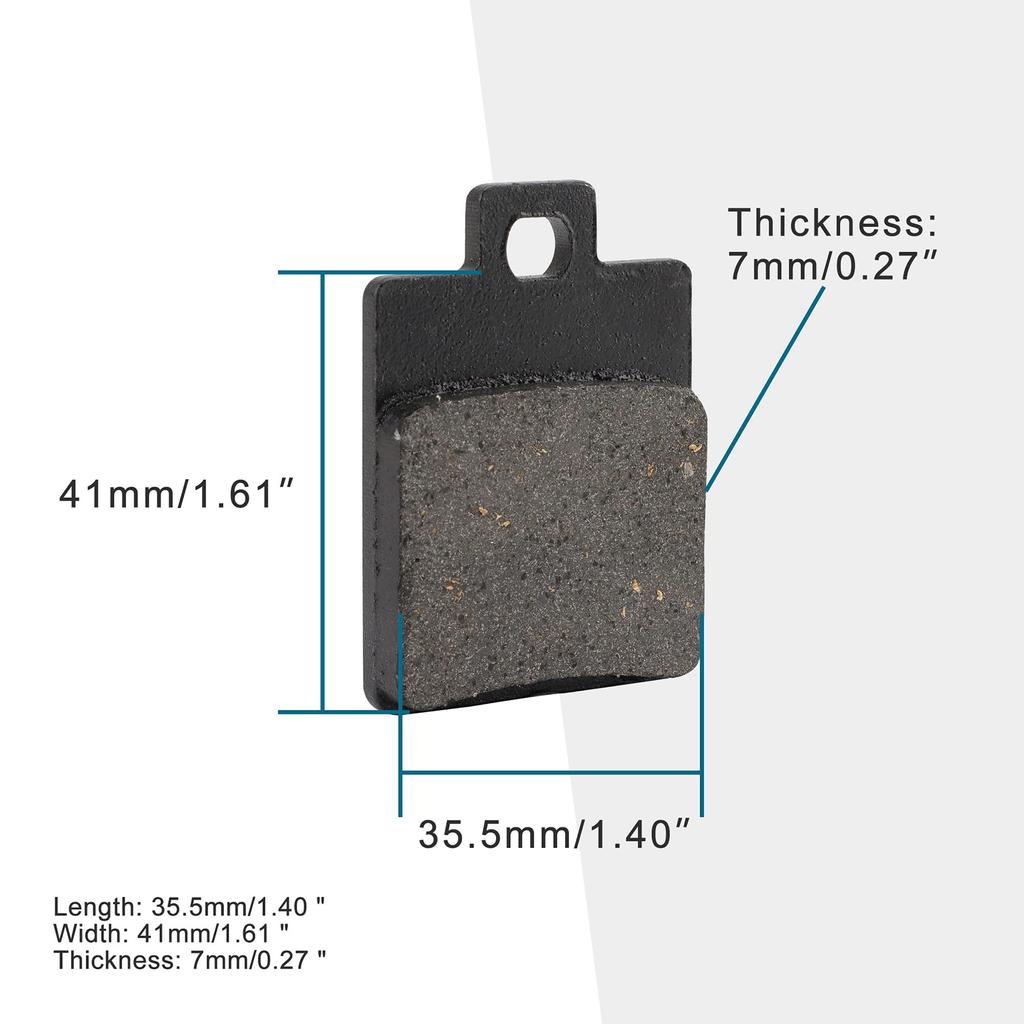 Scooter Brake Pads Brakes for 50cc 70cc 90cc 110cc 125cc Universal Motorcycles ATV Dirt Bike Pit Bike