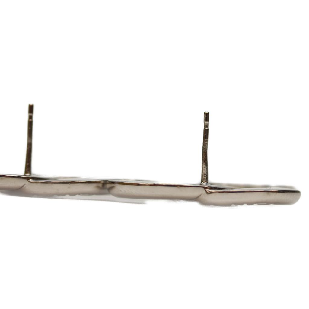 CHANEL B25C Silver CC Logos Earrings earring SilverUsed