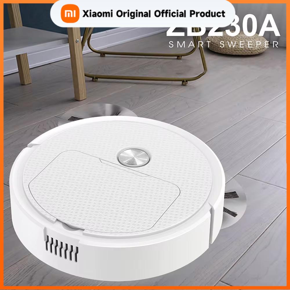 Xiaomi Robot de balayage intelligent 3 en 1, Mini balayeuse et aspirateur sans fil pour usage domestique