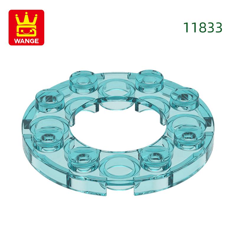 

78Pcs/lot 11833 Plate Round 4x4 featuring 2x2 Hole Block Moc Colour Accessories Works With featuring Brick DO IT YOURSELF Kids Toy Assembly 78pc