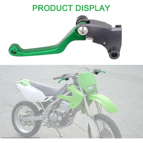 Motorrad Bremskupplungshebel Schwenkhebel Set Verstellbar CNC für KLX 300 KLX300 KLX300SM 20-24 KLX230 KLX230R KLX230SM 20-23 KLX125 10-16 KLX250