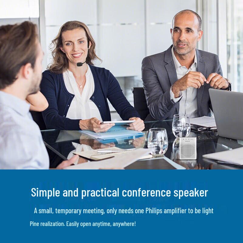 Philips SBM220 Wireless Voice Amplifier with Bluetooth Speaker CN plug (adapter included)
