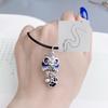 Chinese Lion Dance Pendant Necklace With Tassel Bell Coin Charm Unisex Vintage Style Jewelry
