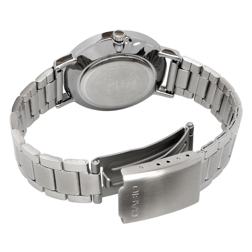 Casio Analog Quartz Ladies Wristwatch LTP-VT04D-1A Black Metal Band