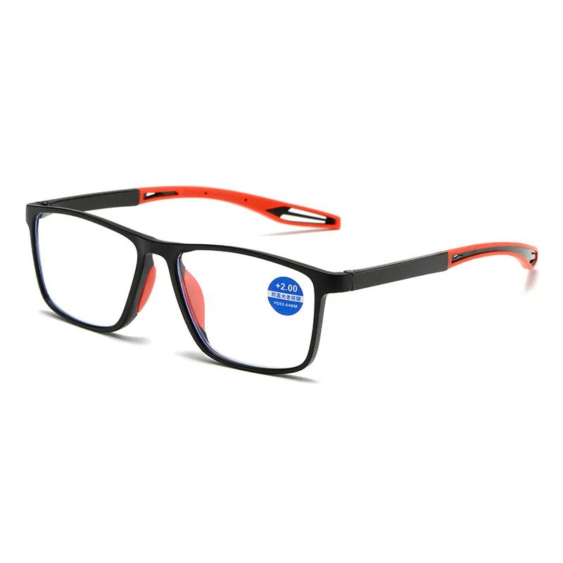 Sport Anti Blue Light Reading Glasses Plastic Women Men Hyperopia Presbyopic Eyeglasses Clear Lens Eyewear +1.0 +1.5 +2.0 +2.5