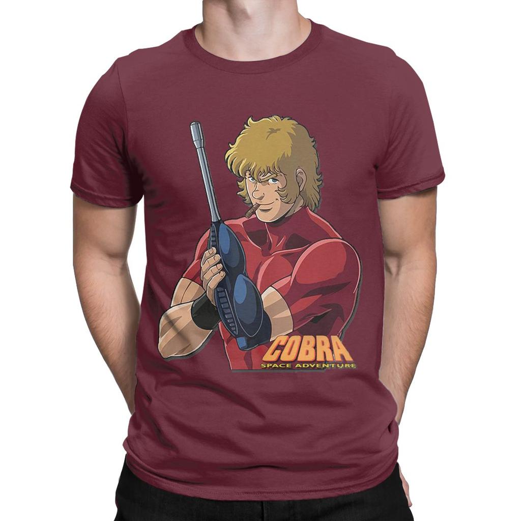 Manga Cobra Space Adventure Cobra comic bubble Classic T Shirt Pure Cotton Tees Short Sleeve T Shirt Crew Neck Clothes Graphic
