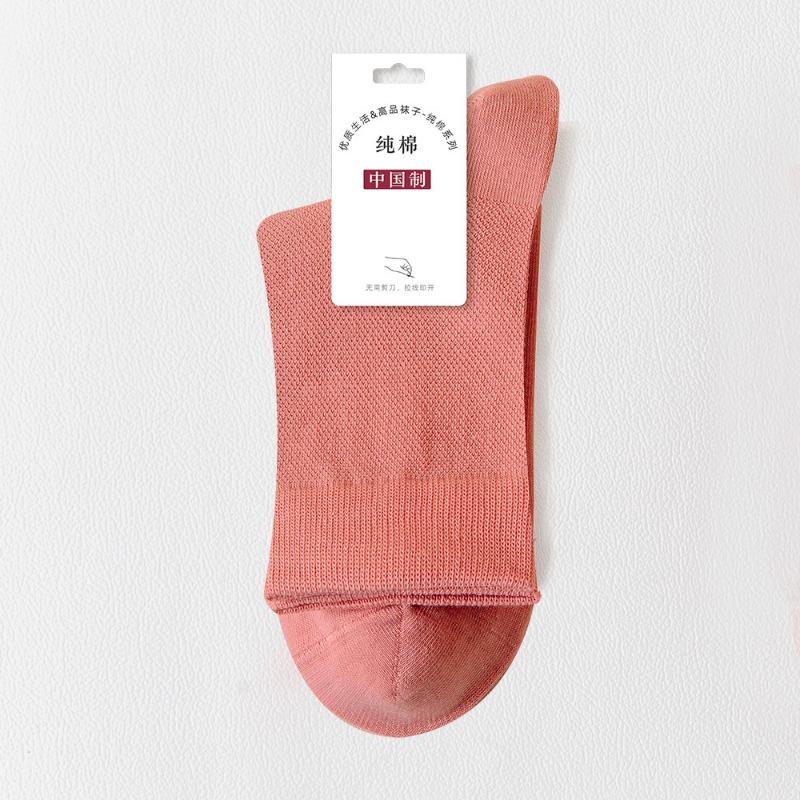 

Женские сетчатые носки из чистого хлопка, модные весенне-летние носки до середины икры, полностью хлопковые, повседневные, всесезонные, женские носки до середины икры, полностью хлопковые, спортивные 1 pair