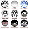 4Pcs For Volkswagen R-Line R GTI Polo Passat T5 Golf Scirocco 56mm Car Wheel Stickers Center Hub Cap Car Emblem Badge Decal