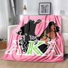 1pc Blanket AKA logo2 Print Design, Lightweight Blanket for Sofa, Bed- Soft &Warm, Gift for All Seasons like Christmas, Halloween
