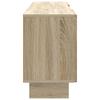 TV Stand in Sonoma Oak Finish 150 x 31 x 50 cm Engineered Wood
