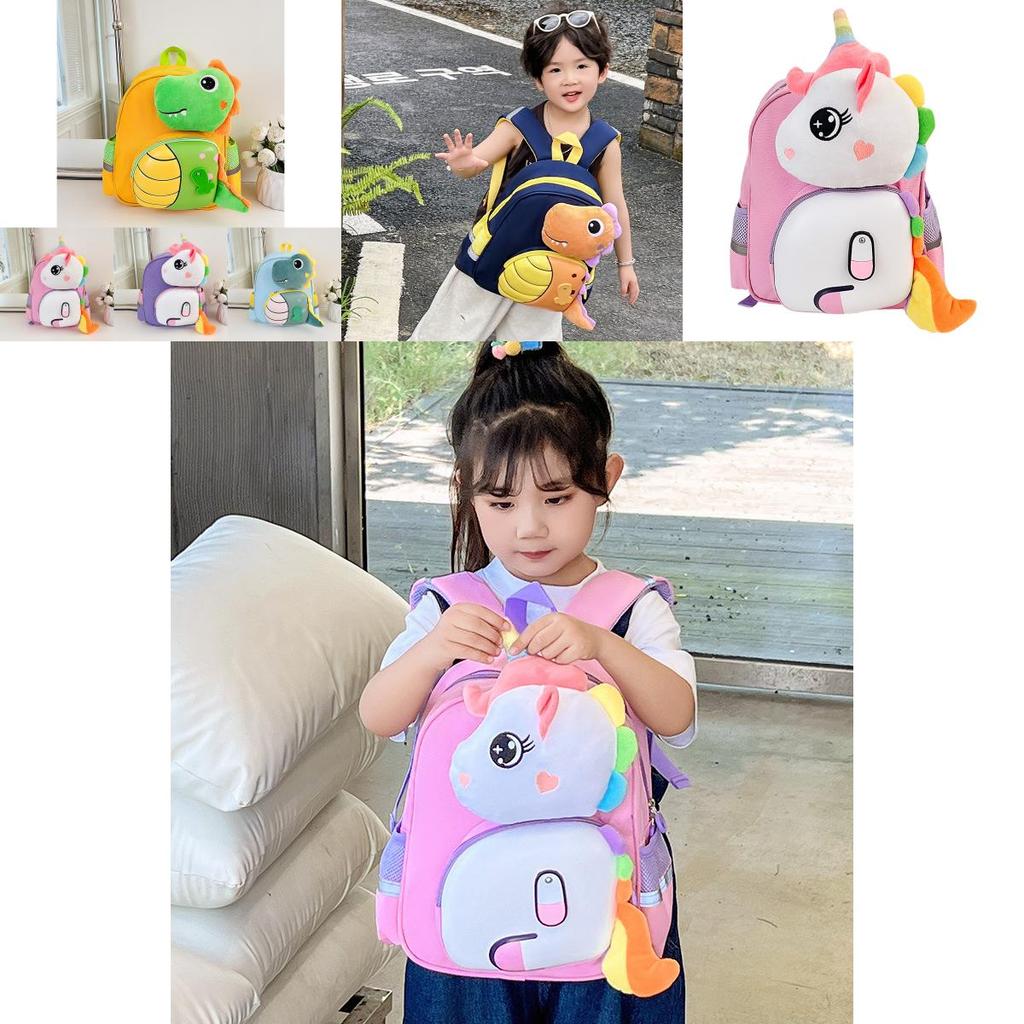Cute Cartoon Toddler Backpack For Boys And Girls Ages 2-5 Dinosaur Theme