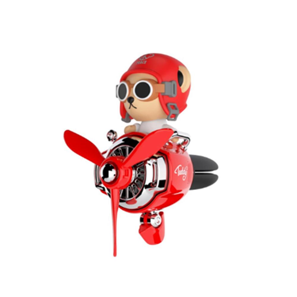 

New Car Air Outlet Clip Cartoon Bear Propeller Small Airplane Shaking Head Doll Car Decoration Interior Ornaments Creative