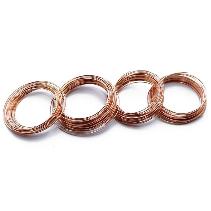 5/10M Copper Wire T2 Copper Coil Conductive Copper Wire, Superfine Copper Wire, Line Bare 0.1 0.15 0.2 0.3 0.4 0.5 1.0~3mm