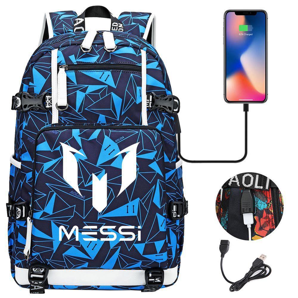 Large Capacity Schoolbag with Shoulder Strap; Student Three-piece Pencil Case Set