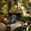 1 Stück Dackel Hund Niedlich Thematisch Bedruckter Kissenbezug, Geeignet für Sofa, Schlafzimmer, Wohnzimmer, Heilendes Geschenk für Hundeliebhaber.