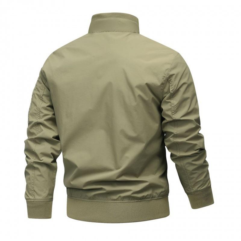 Men's Jacket Men's Jacket Spring and Autumn Casual Korean Version Simple Lapel Men's Jacket