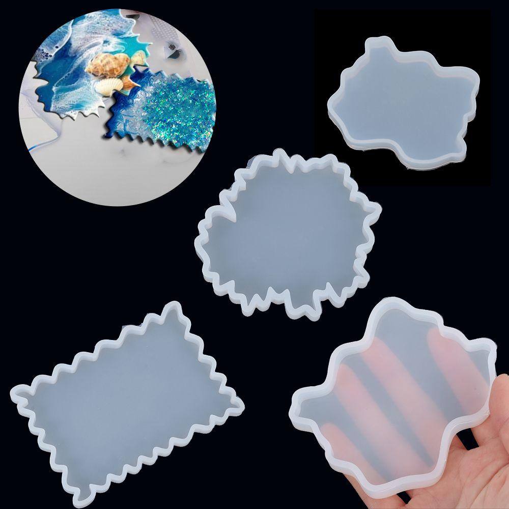 

Подвеска из агата, форма для изготовления ювелирных изделий, силиконовая смола, формы для литья, нерегулярная волна, форма для подставки под эпоксидную смолу