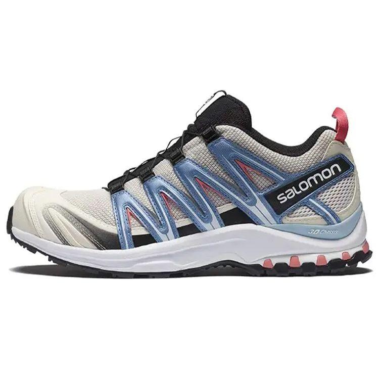 SALOMON Xa Pro 3D Fabric Shock Absorbing Non-Slip Durable Low-Top Outdoor Functional Shoes Unisex Shoes Gray Blue 471567