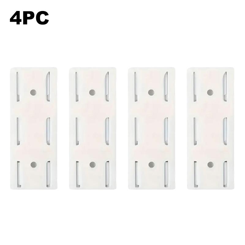 1-11pc Self-Adhesive Socket Fixer Hanging Power Strip Holder Wall Holder Cable Fixator Removable Office Household Organizer