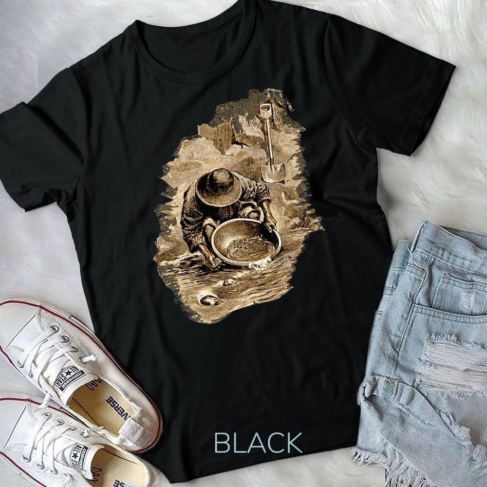 Miner Mas Gold Mining Prospecting Panning Unisex TShirt S