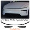 For Tesla Model Y Juniper 2025 TPU Blackened Headlight Taillight Protective Film New Model Y Black Color Changing Lamp Films