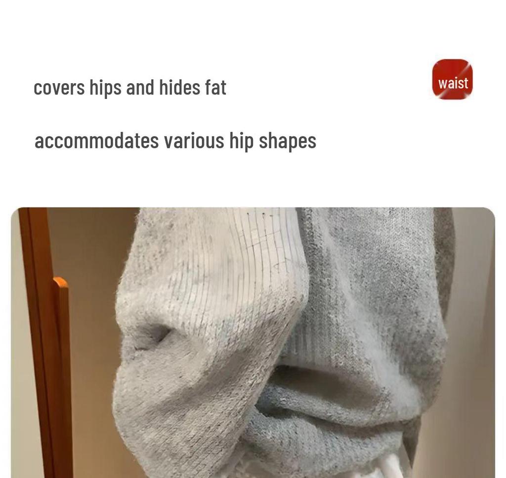 Women's Lace Skirt with Sweater False Hem - Perfect Inner Layering Wear