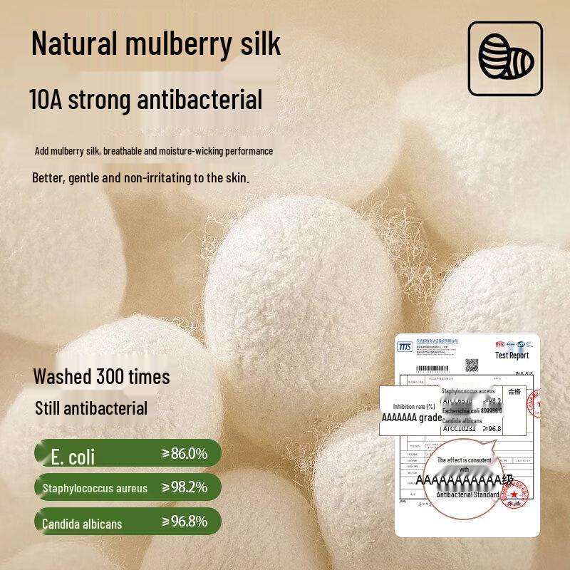 ROMON Men's Silk Antibacterial Pure Cotton Briefs 4-Pack